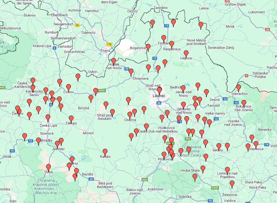 mapa obci solk